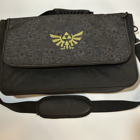 Legend Of Zelda Breath Of The Wild Nintendo Switch Messenger Bag & Hard Case - Picture 1 of 12